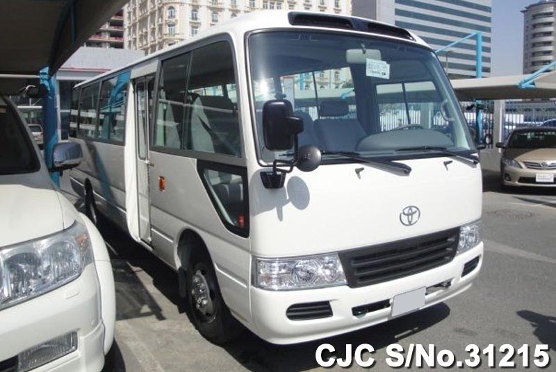 2015 Left Hand Toyota Coaster White for sale Stock No. 31215 Left