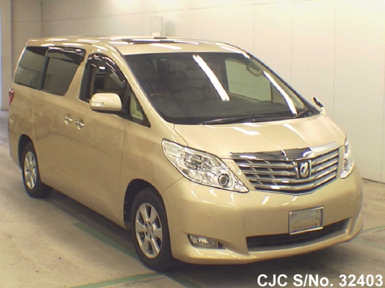 2010 Toyota / Alphard Stock No. 32403