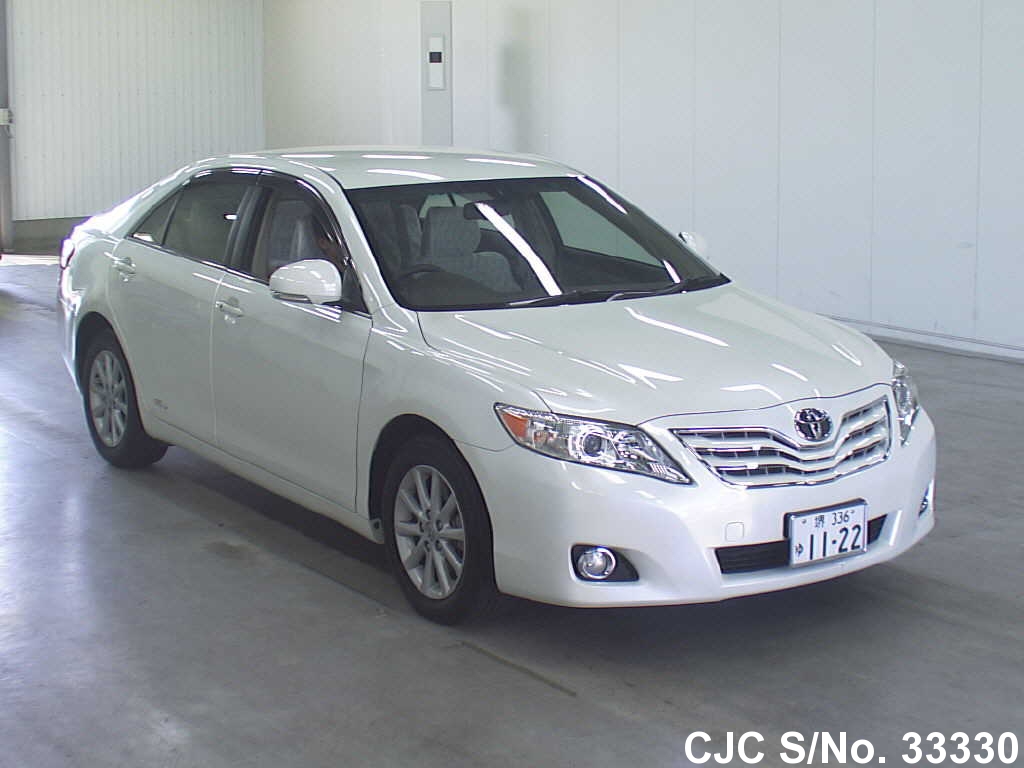 2009 Toyota Camry Pearl for sale Stock No. 33330 Japanese Used Cars