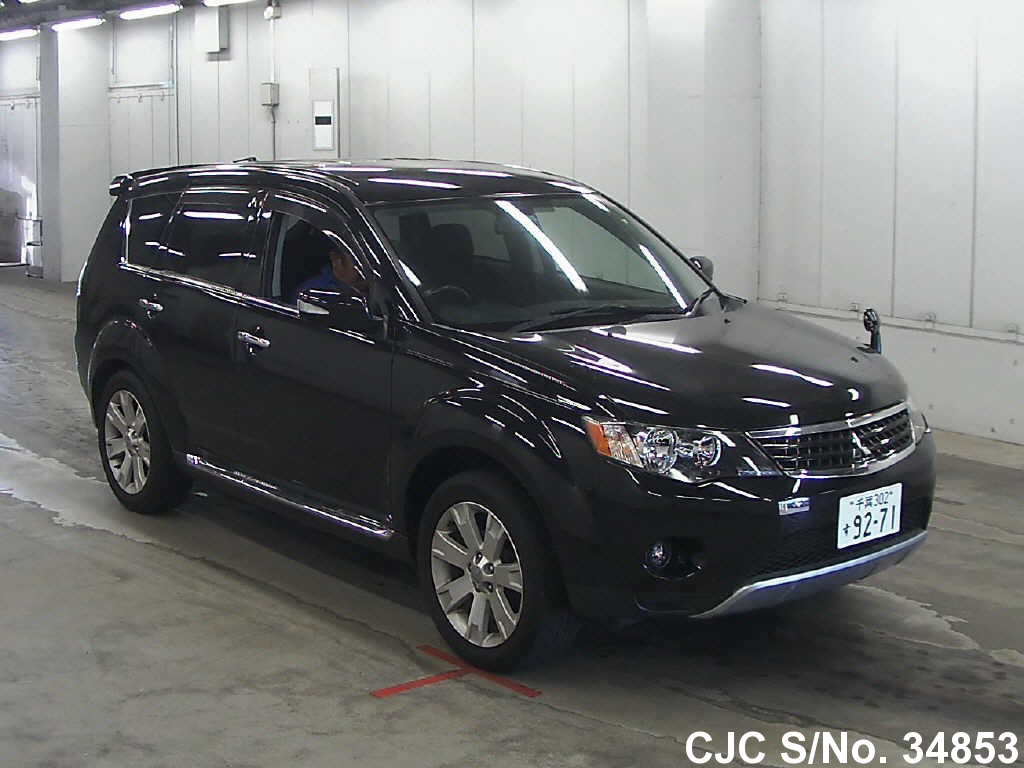 2009 Mitsubishi Outlander Purple for sale Stock No. 34853 Japanese