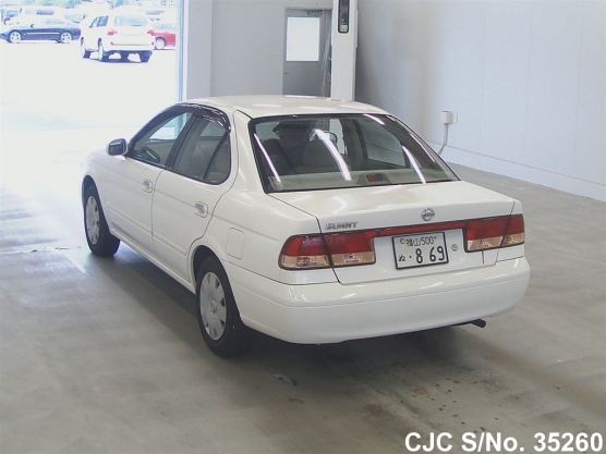 2003 Nissan Sunny White for sale | Stock No. 35260 | Japanese Used