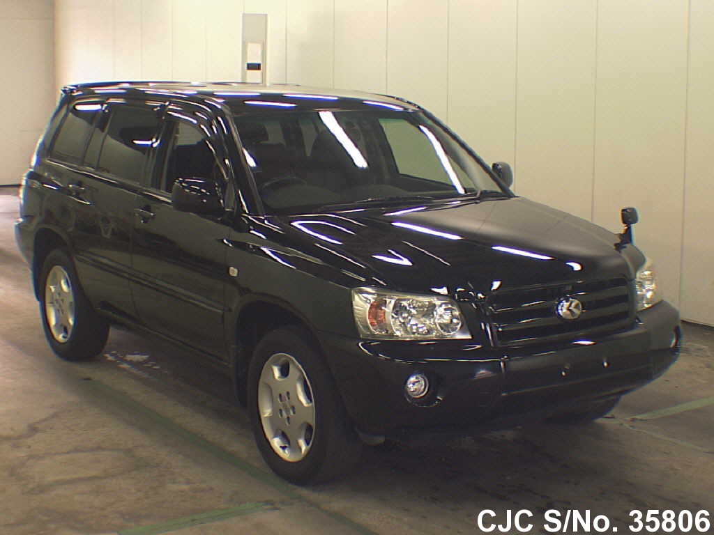 2004 Toyota Kluger Black for sale Stock No. 35806 Japanese Used