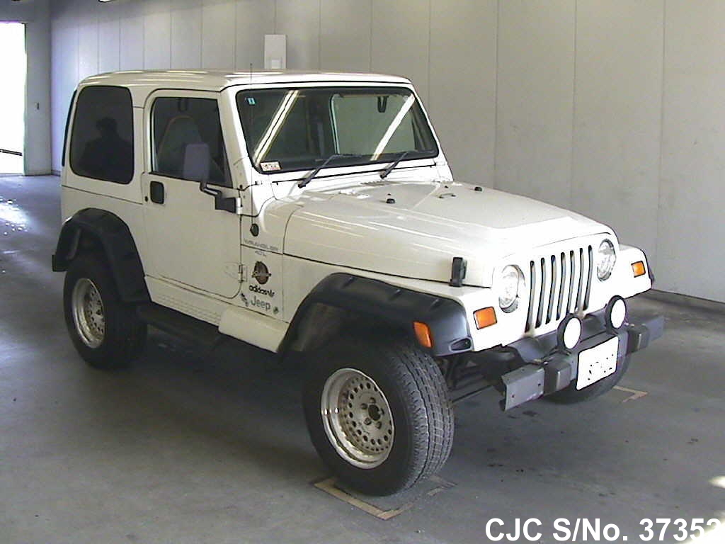 1998 Jeep Wrangler White for sale | Stock No. 37352 | Japanese Used Cars  Exporter