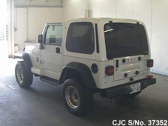 1998 Jeep Wrangler White for sale | Stock No. 37352 | Japanese Used Cars  Exporter