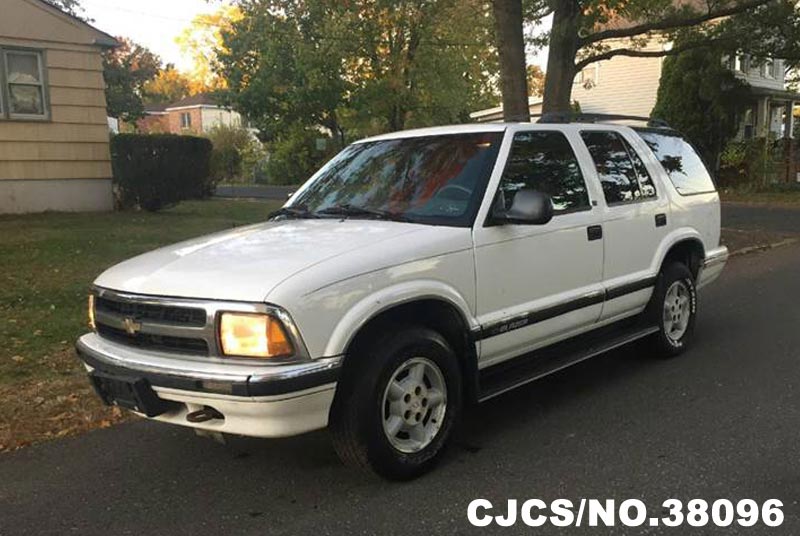 1996 Left Hand Chevrolet Blazer White For Sale Stock No 38096 Left