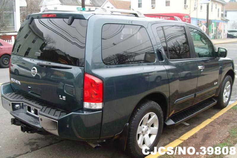 2006 Left Hand Nissan Armada Green for sale Stock No. 39808 Left