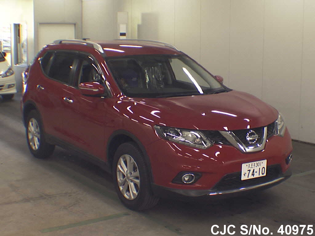 2014 Nissan XTrail Red for sale Stock No. 40975 Japanese Used Cars