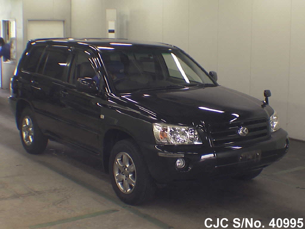 2005 Toyota Kluger Black For Sale Stock No 40995 Japanese Used 
