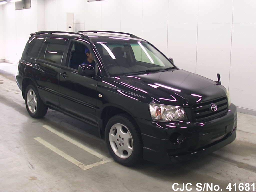 2007 Toyota Kluger Black for sale Stock No. 41681 Japanese Used
