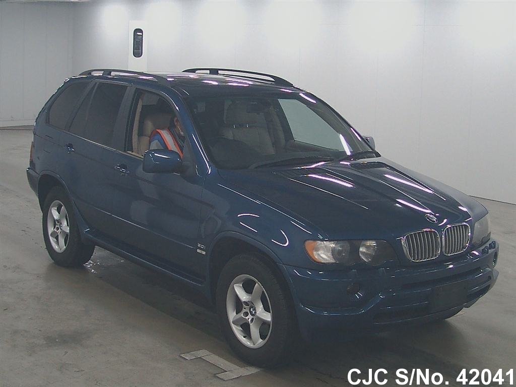 2002 BMW X5 Blue for sale Stock No. 42041 Japanese Used Cars Exporter