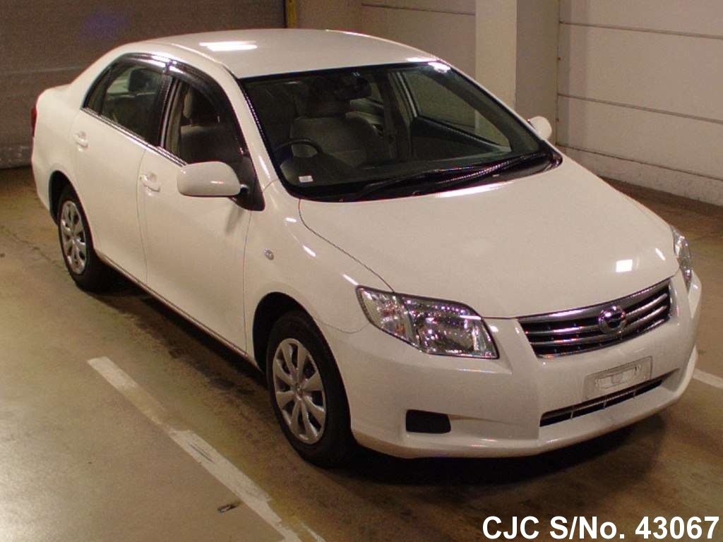 2011 Toyota Corolla Axio White for sale | Stock No. 43067 | Japanese ...