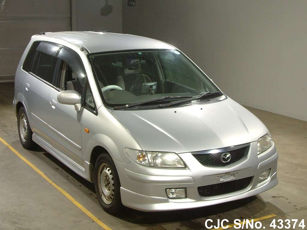 2001 Mazda Premacy Silver for sale Stock No. 43374
