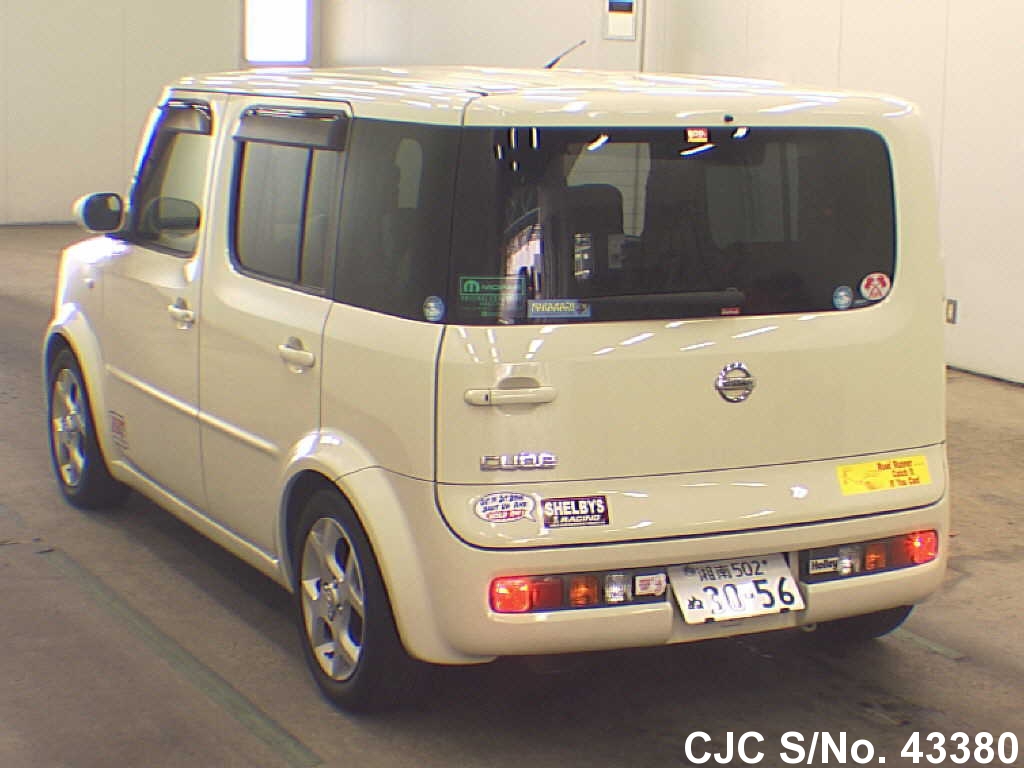 2003 Nissan Cube Beige for sale Stock No. 43380 Japanese Used Cars