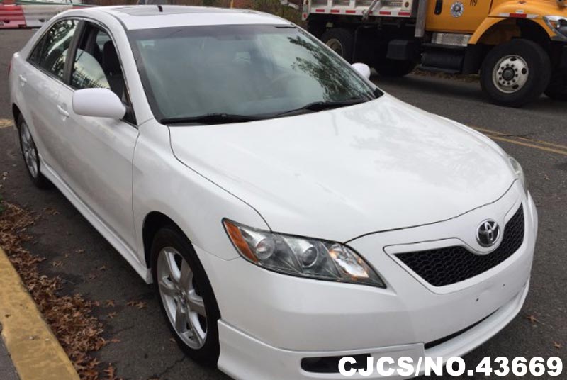 2009 Left Hand Toyota Camry White for sale Stock No. 43669 Left