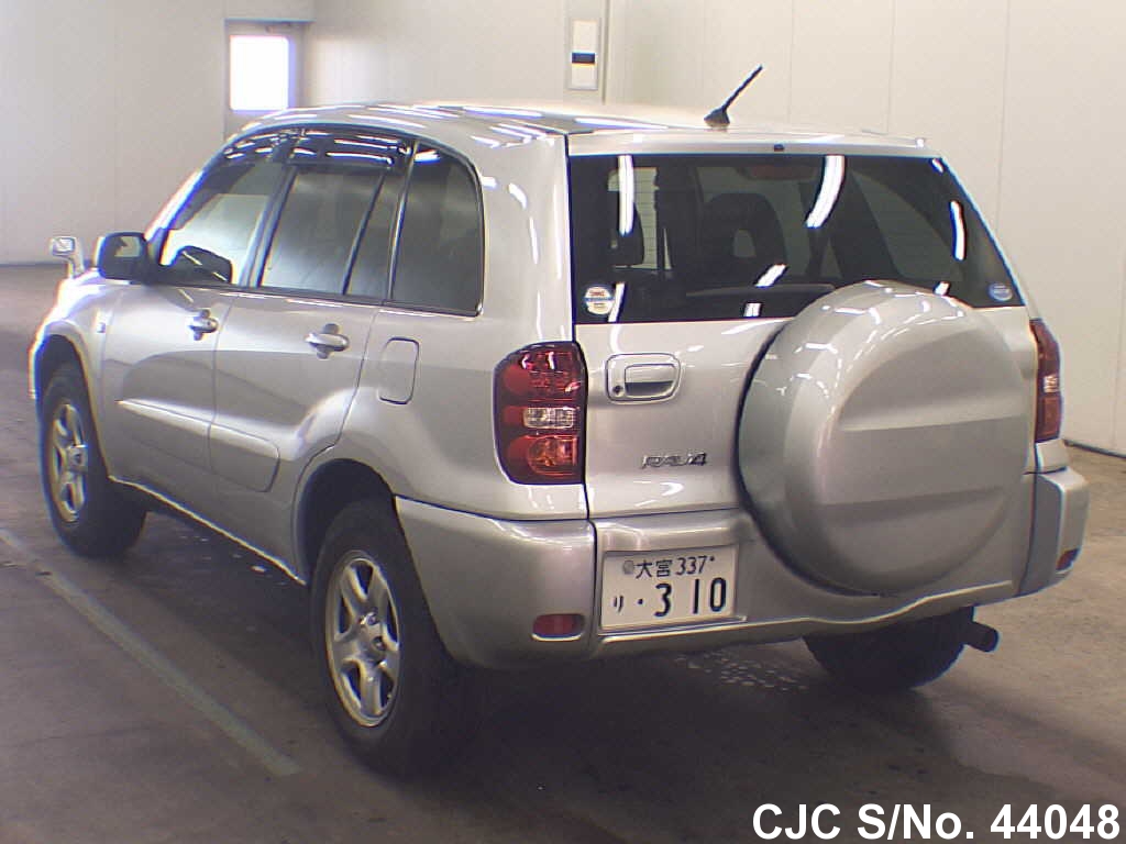 2004 Toyota Rav4 Silver for sale Stock No. 44048 Japanese Used Cars