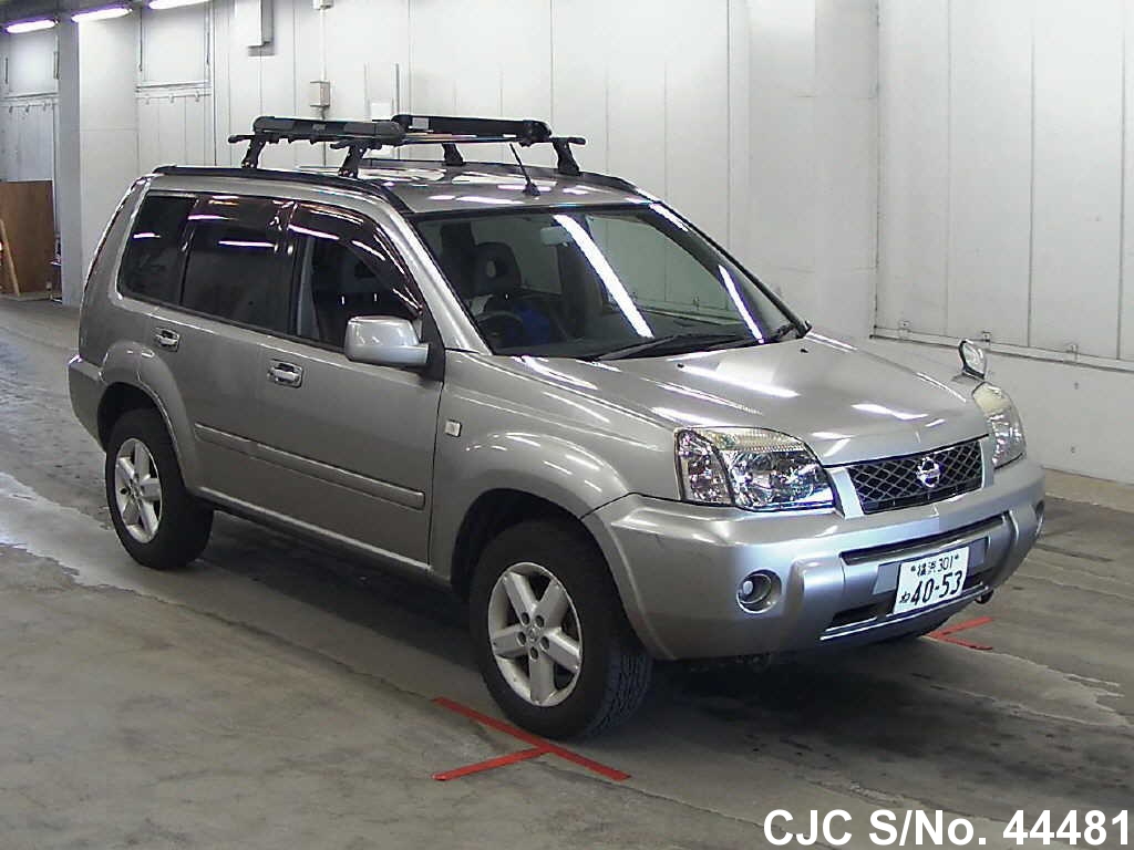 2003 Nissan XTrail Silver for sale Stock No. 44481 Japanese Used