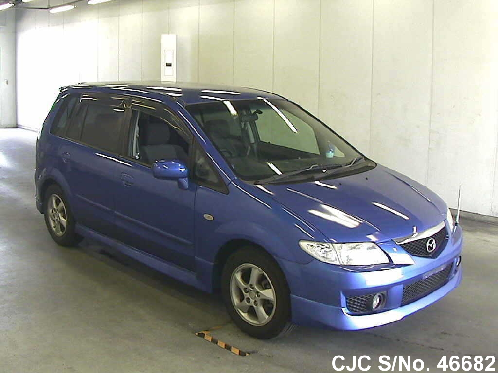 2003 Mazda Premacy Blue for sale | Stock No. 46682 | Japanese Used Cars ...