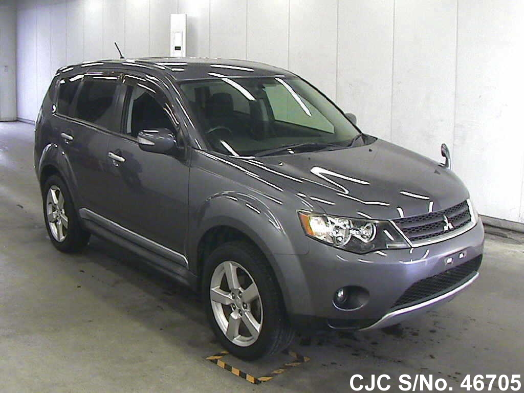 2008 Mitsubishi Outlander Gray for sale | Stock No. 46705 | Japanese ...