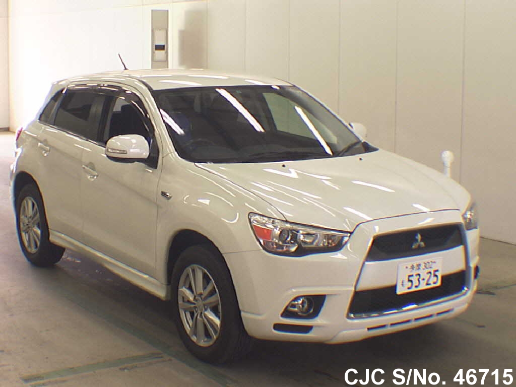 2012 Mitsubishi RVR Pearl White for sale | Stock No. 46715 | Japanese ...