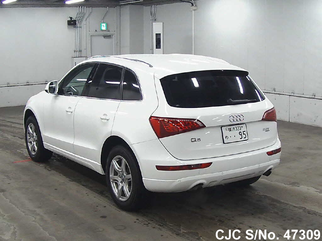 2010 Audi Q5 White for sale | Stock No. 47309 | Japanese Used Cars Exporter