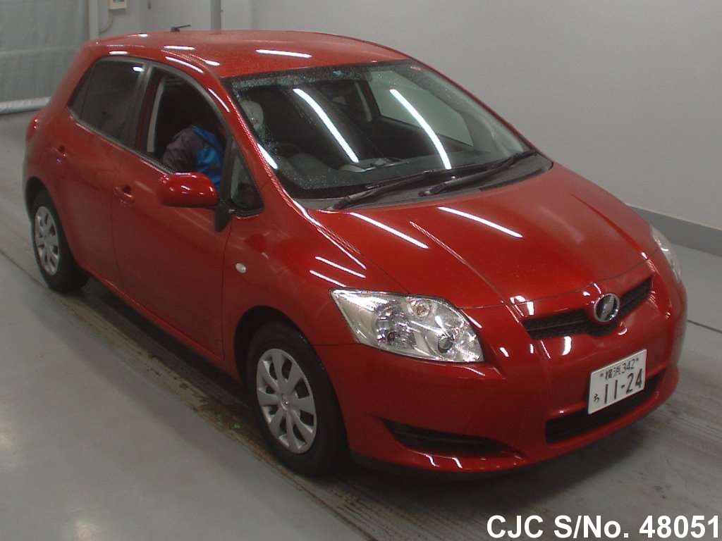 2008 Toyota Auris Red for sale | Stock No. 48051 | Japanese 2008 Toyota Auris Red for sale | Stock No. 48051 | Japanese