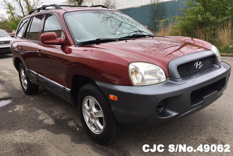 2004 Left Hand Hyundai Santa FE Red for sale Stock No. 49062 Left