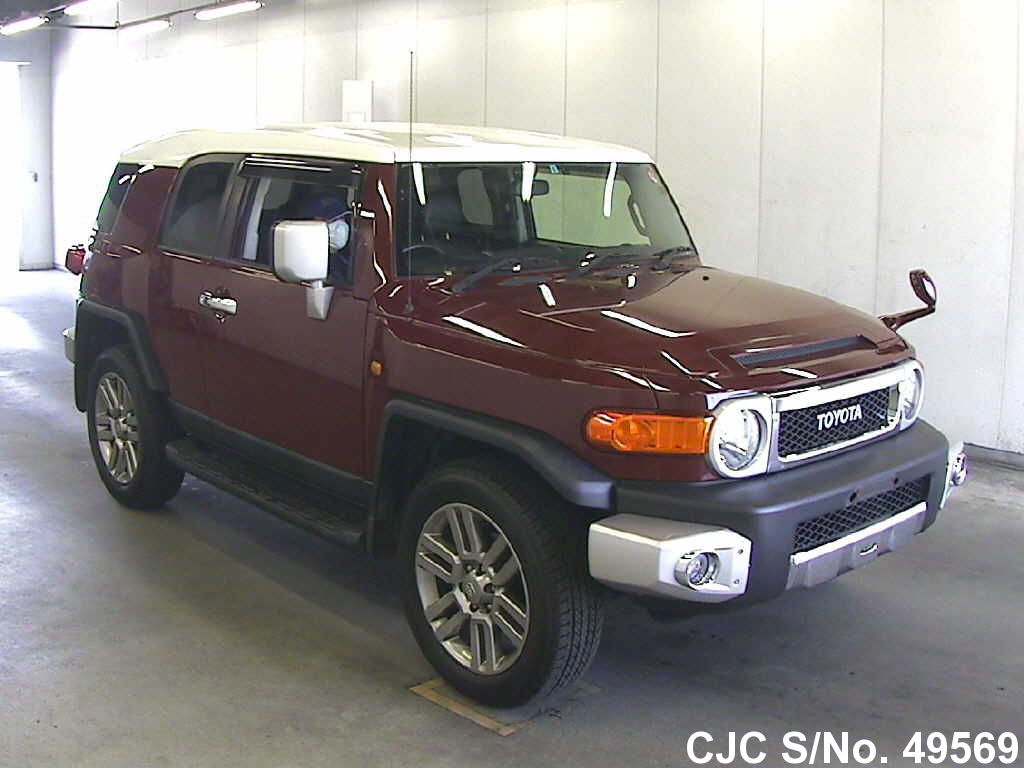 2011 Toyota FJ Cruiser Red 2 Tone for sale | Stock No. 49569 | Japanese