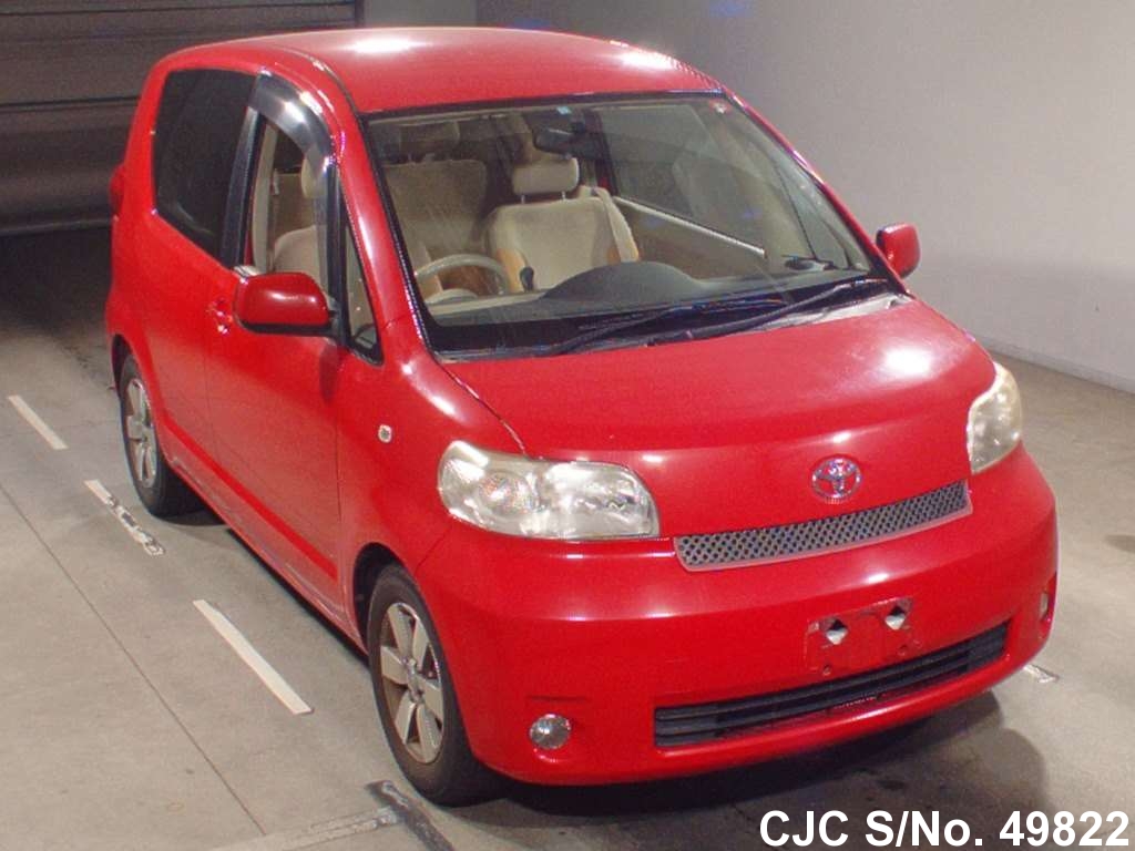 2005 Toyota Porte Red for sale Stock No. 49822 Japanese Used Cars