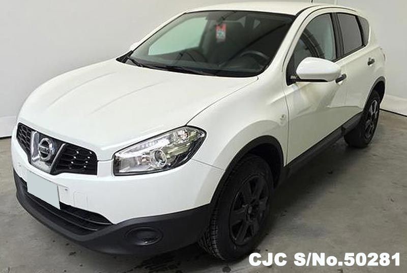 2012 Left Hand Nissan Qashqai White for sale Stock No. 50281 Left
