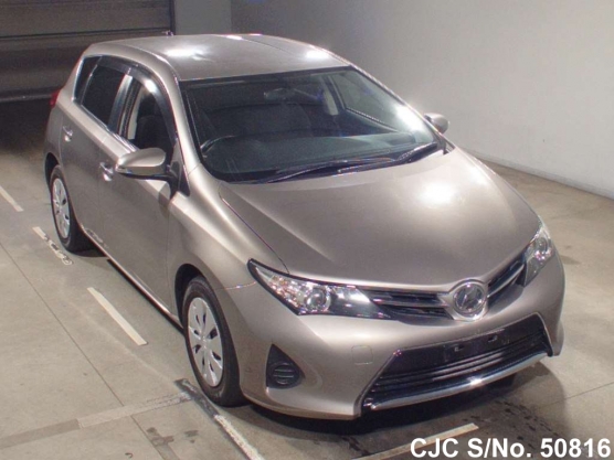 2012 Toyota Auris Brown for sale | Stock No. 50816 | Japanese Used Cars ...