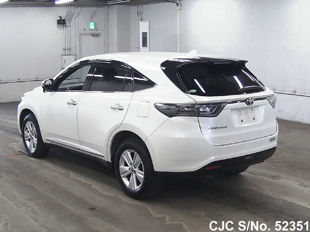 2013 Toyota Harrier Pearl for sale Stock No. 52351 Japanese Used Cars Exporter