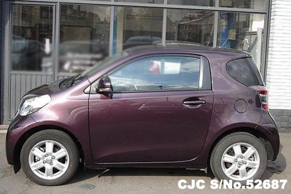 09 Left Hand Toyota Iq Purple For Sale Stock No Left Hand Used Cars Exporter