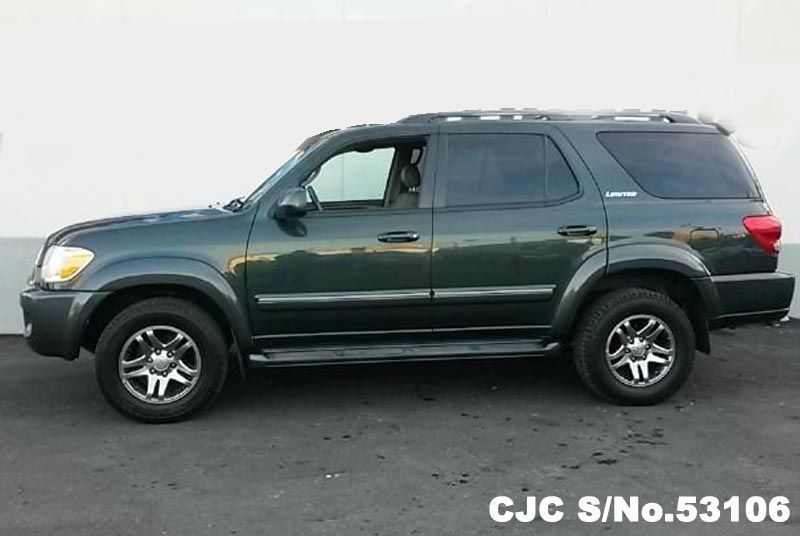 2006 Left Hand Toyota Sequoia Green for sale Stock No. 53106 Left