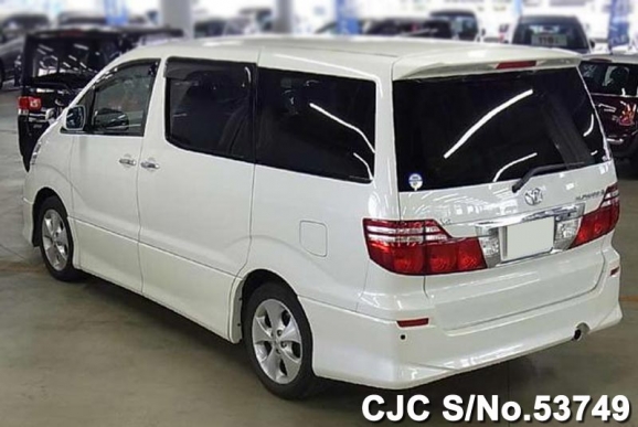 2006 Toyota Alphard Pearl White for sale | Stock No. 53749
