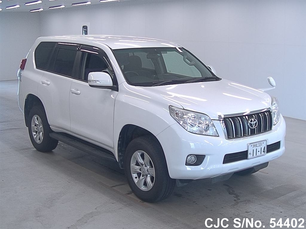 2010 Toyota Land Cruiser Prado White for sale | Stock No. 54402 ...