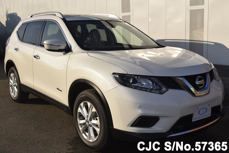 2016 Nissan XTrail Hybrid White for sale Stock No. 57365 Japanese Used Cars Exporter