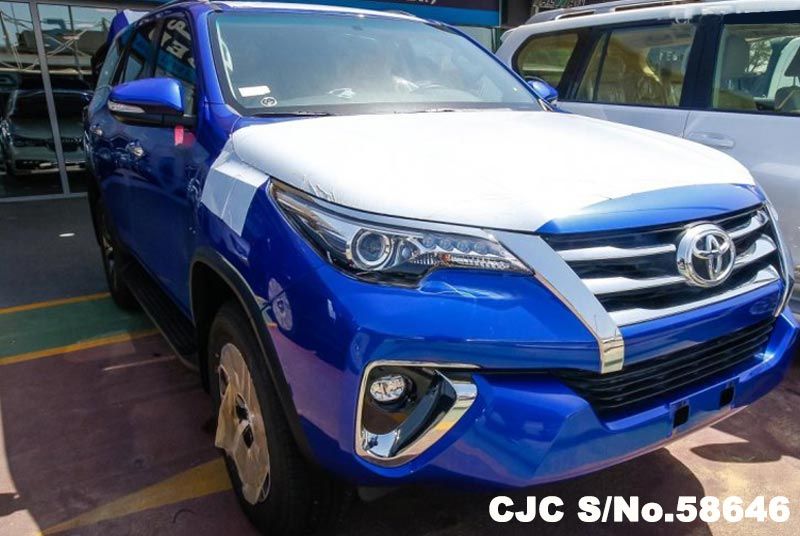 2017 Left Hand Toyota Fortuner Blue for sale | Stock No. 58646 | Left ...