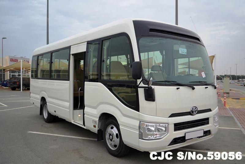 2017 Left Hand Toyota Coaster Solid White for sale Stock No. 59056