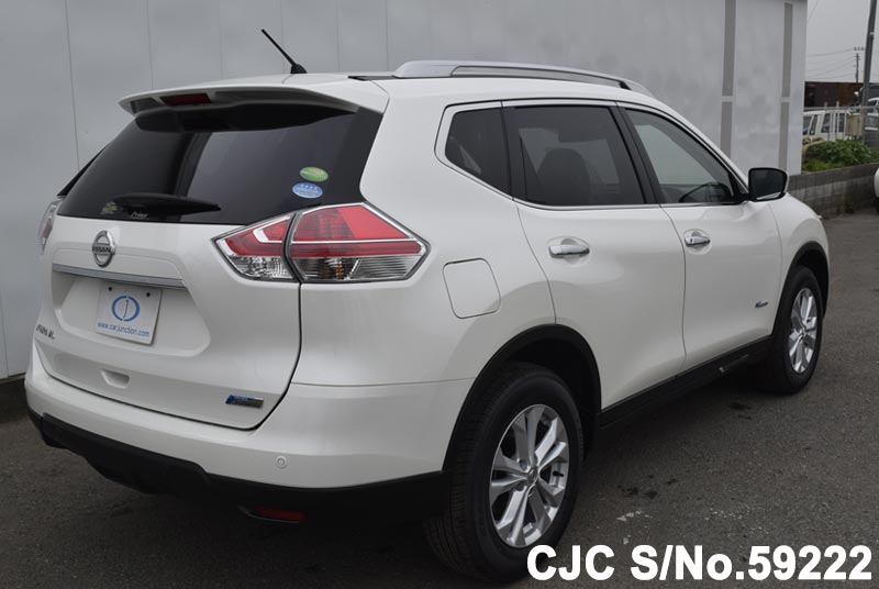 2017 Nissan XTrail Hybrid White for sale Stock No. 59222 Japanese
