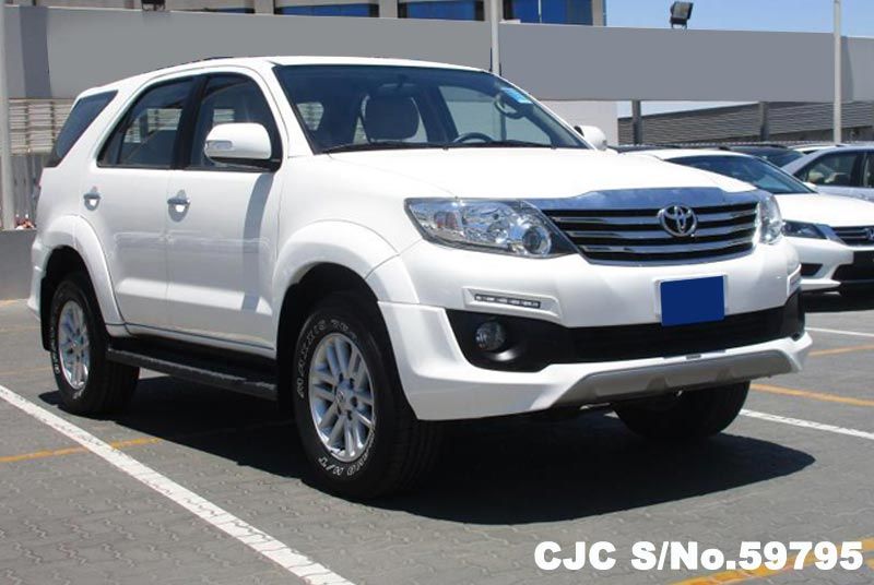 2014 Left Hand Toyota Fortuner Super White for sale | Stock No. 59795 ...