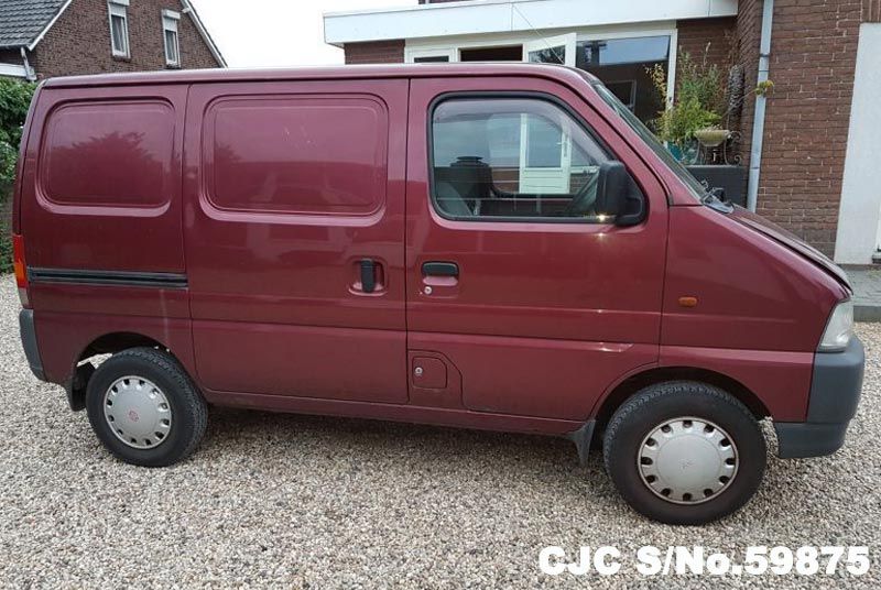 1999 Left Hand Suzuki Carry Maroon for sale Stock No. 59875 Left