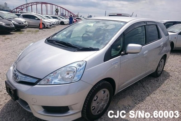13 Honda Fit Shuttle Hybrid Silver For Sale Stock No Japanese Used Cars Exporter