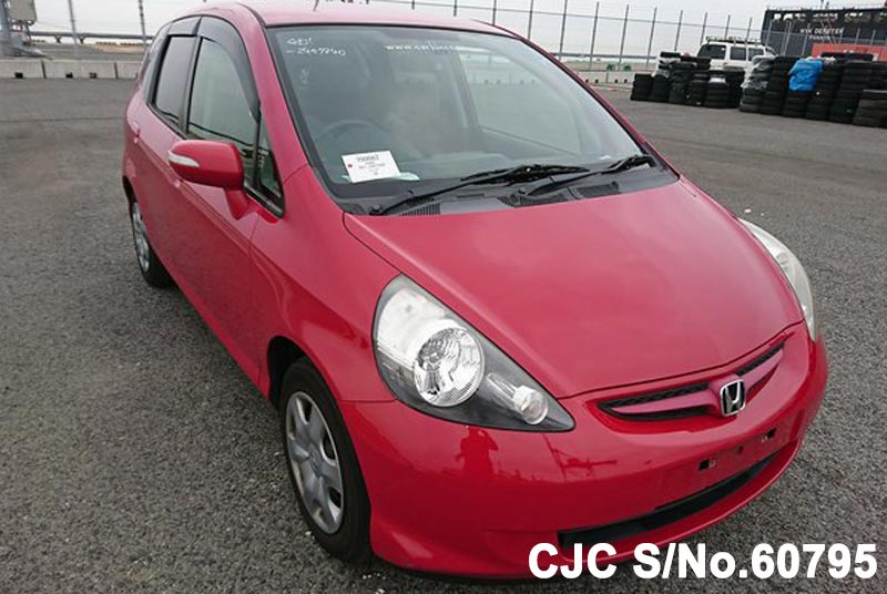 2007 Honda Fit Red for sale  Stock No. 60795  Japanese Used Cars Exporter