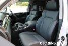 front seat Lexus LX 570 White color and 5.7L Petrol engine
