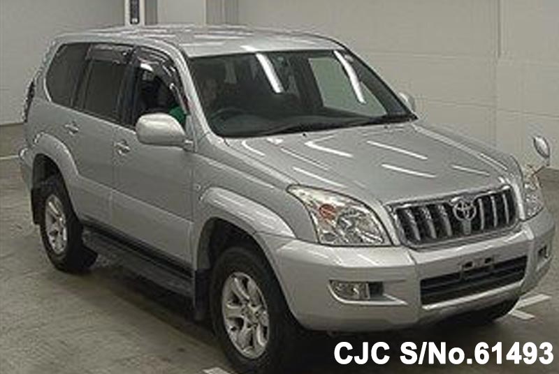 2003 Toyota Land Cruiser Prado Silver for sale | Stock No. 61493 | Japanese Used Cars Exporter
