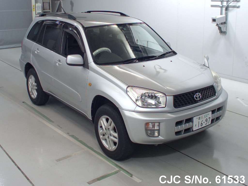 2000 Toyota Rav4 Silver for sale Stock No. 61533 Japanese Used Cars
