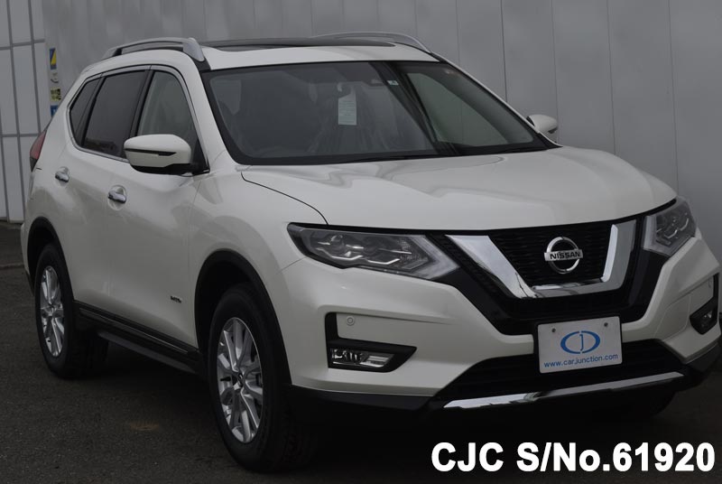 2017 Nissan XTrail Hybrid Pearl for sale Stock No. 61920 Japanese