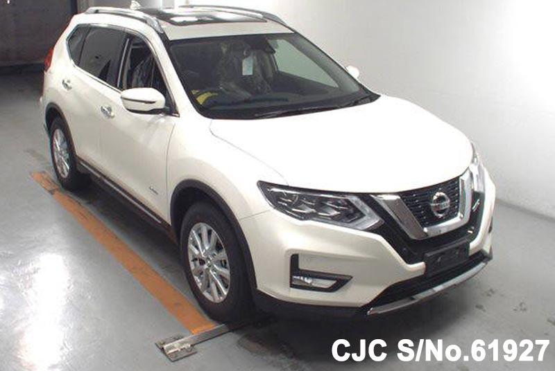 17 Nissan X Trail Hybrid White For Sale Stock No Japanese Used Cars Exporter