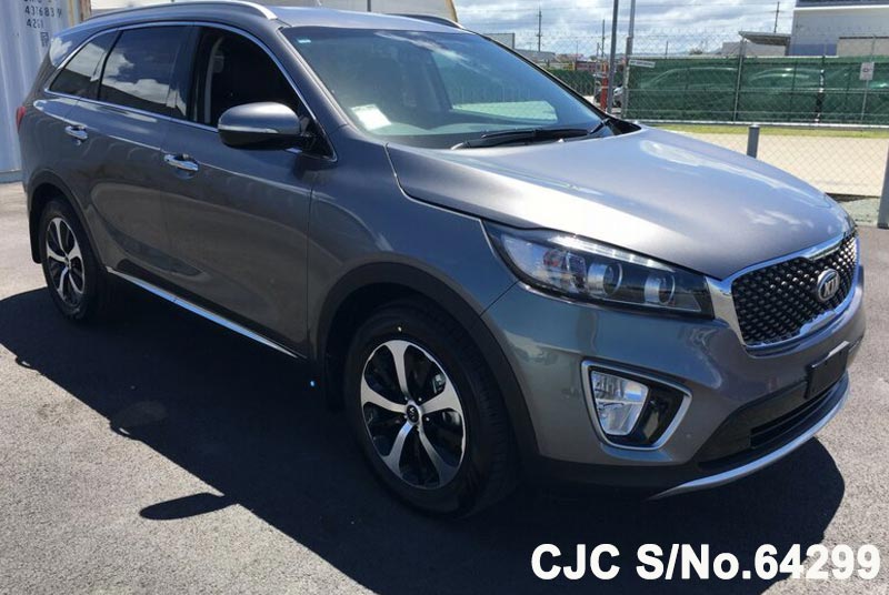 2017 Kia Sorento Gray for sale Stock No. 64299 Japanese Used Cars