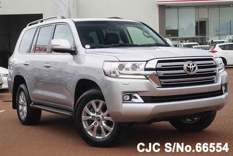 2018 Toyota Land Cruiser Silver for sale Stock No. 66554 Japanese